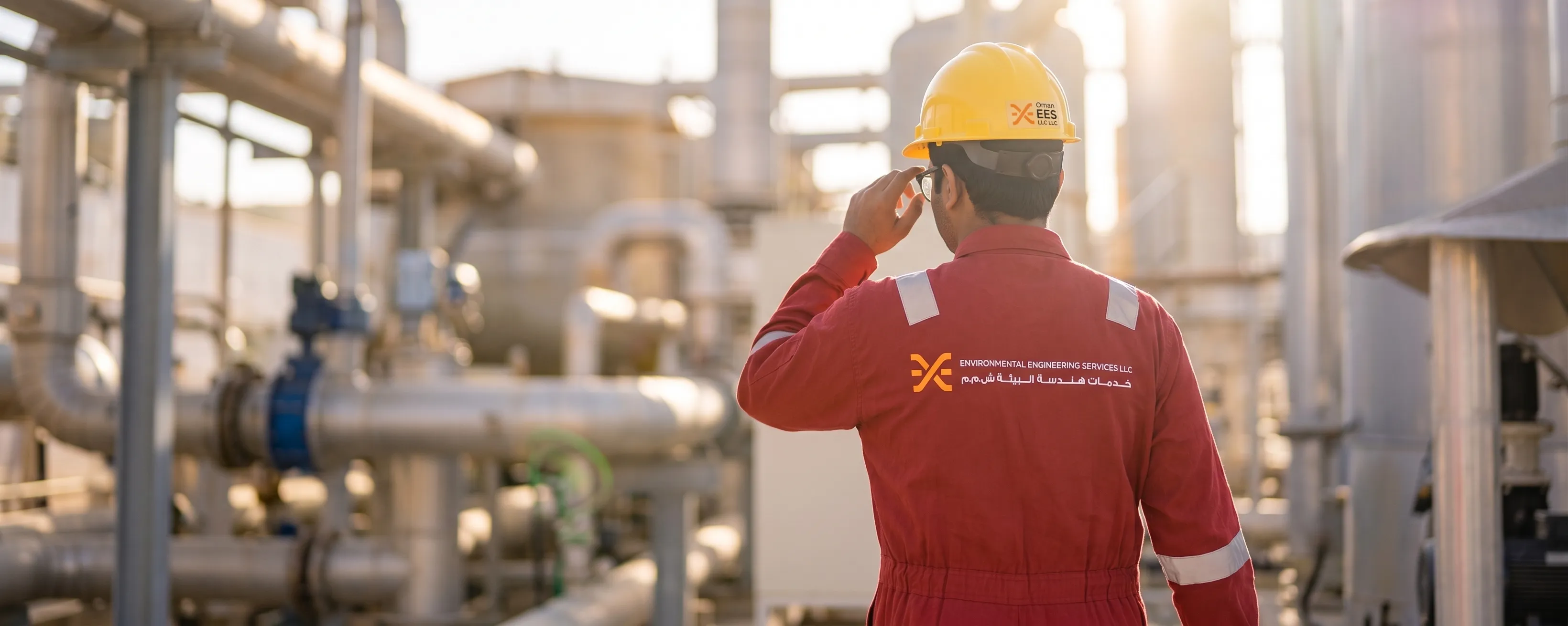 EES engineer at a treatment plant