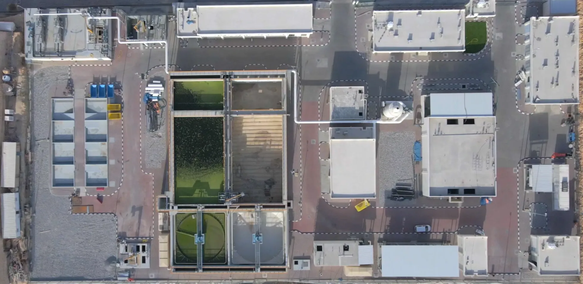 Aerial view of Al Rusayl STP